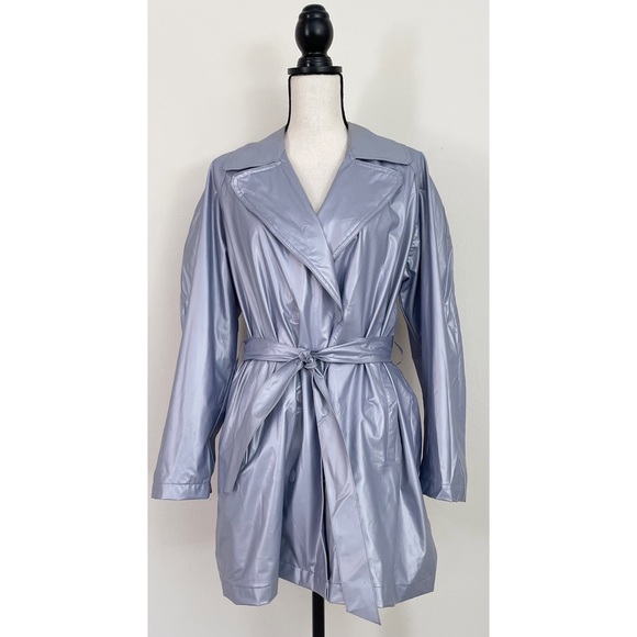 totes Jackets & Blazers - Vintage Y2K Vinyl Trench Coat